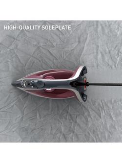 Tefal Ultraglide Anti-Scale Plus FV5872 Steam Iron, Grey/Purple - view 2, Grey/Purple