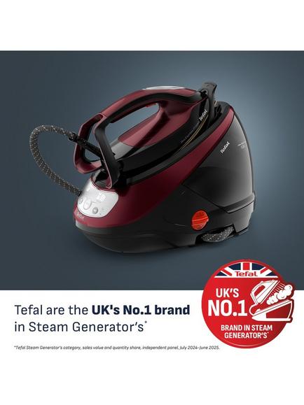 Tefal Pro Express Protect GV9230 High Pressure Steam Generator Iron, Black/Burgundy - view 2, Black/Maroon