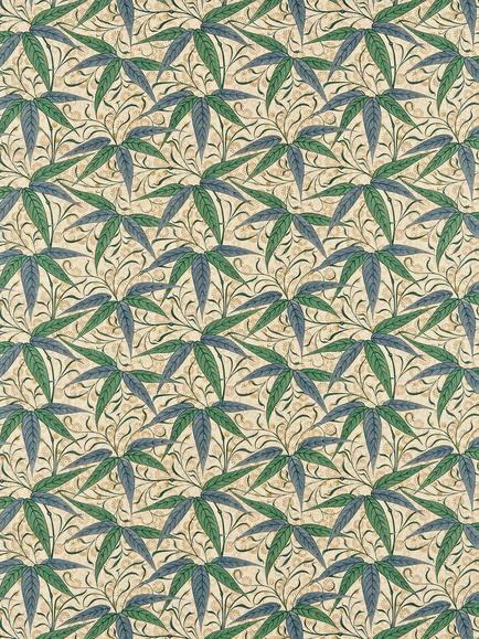 Morris & Co. Bamboo Made to Measure Curtains or Roman Blind, Thyme/Artichoke, Thyme/Artichoke