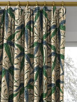 Morris & Co. Bamboo Made to Measure Curtains or Roman Blind, Thyme/Artichoke - view 2, Thyme/Artichoke