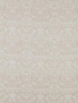 Morris & Co. Pure Strawberry Thief Made to Measure Curtains or Roman Blind, Flax, Flax