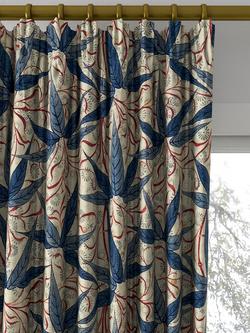 Morris & Co. Bamboo Made to Measure Curtains or Roman Blind, Indigo/Woad - view 2, Indigo/Woad