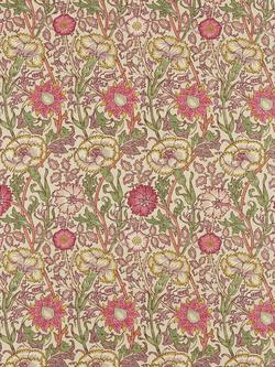 Morris & Co. Pink and Rose Made to Measure Curtains or Roman Blind, Manilla/Wine, Manilla/Wine
