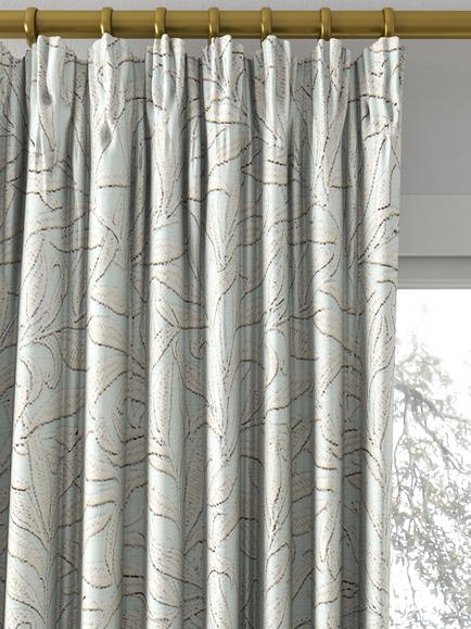 Morris & Co. Pure Willow Boughs Made to Measure Curtains or Roman Blind, Wild Mint - view 2, Wild Mint