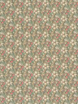 Morris & Co. Golden Lily Minor Made to Measure Curtains or Roman Blind, Artichoke/Vanilla, Artichoke/Vanilla