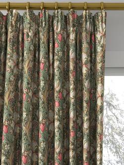 Morris & Co. Golden Lily Minor Made to Measure Curtains or Roman Blind, Artichoke/Vanilla - view 2, Artichoke/Vanilla