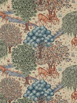 Morris & Co. The Brook Tapestry Made to Measure Curtains or Roman Blind, Tapestry Linen, Tapestry Linen