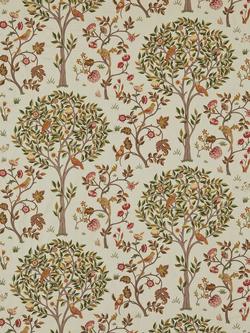 Morris & Co. Kelmscott Tree Made to Measure Curtains or Roman Blind, Russett/Artichoke, Russett/Artichoke