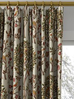 Morris & Co. Kelmscott Tree Made to Measure Curtains or Roman Blind, Russett/Artichoke - view 2, Russett/Artichoke