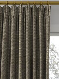 Morris & Co. Bellflowers Made to Measure Curtains or Roman Blind, Charcoal/Olive - view 2, Charcoal/Olive