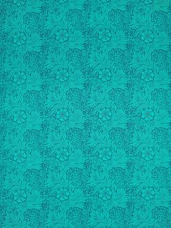 Morris & Co. Ben Pentreath Marigold Made to Measure Curtains or Roman Blind, Navy/Turquoise, Navy/Turquoise