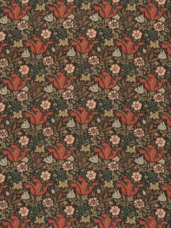 Morris & Co. Compton Made to Measure Curtains or Roman Blind, Faded Terracotta, Faded Terracotta