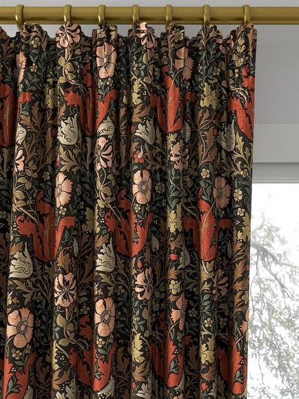 Morris & Co. Compton Made to Measure Curtains or Roman Blind, Faded Terracotta - view 2, Faded Terracotta
