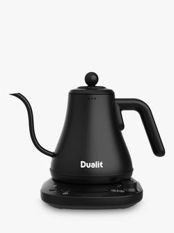 Dualit Pour Over Kettle, 0.8L, Black, Black