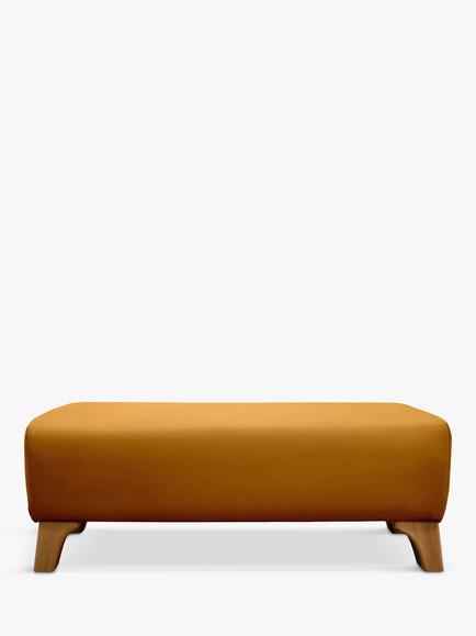 G Plan Vintage The Sixty Eight Footstool, Easy Clean Plush Turmeric