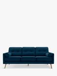 G Plan Vintage The Sixty Five Large 3 Seater Sofa, Plush Indigo