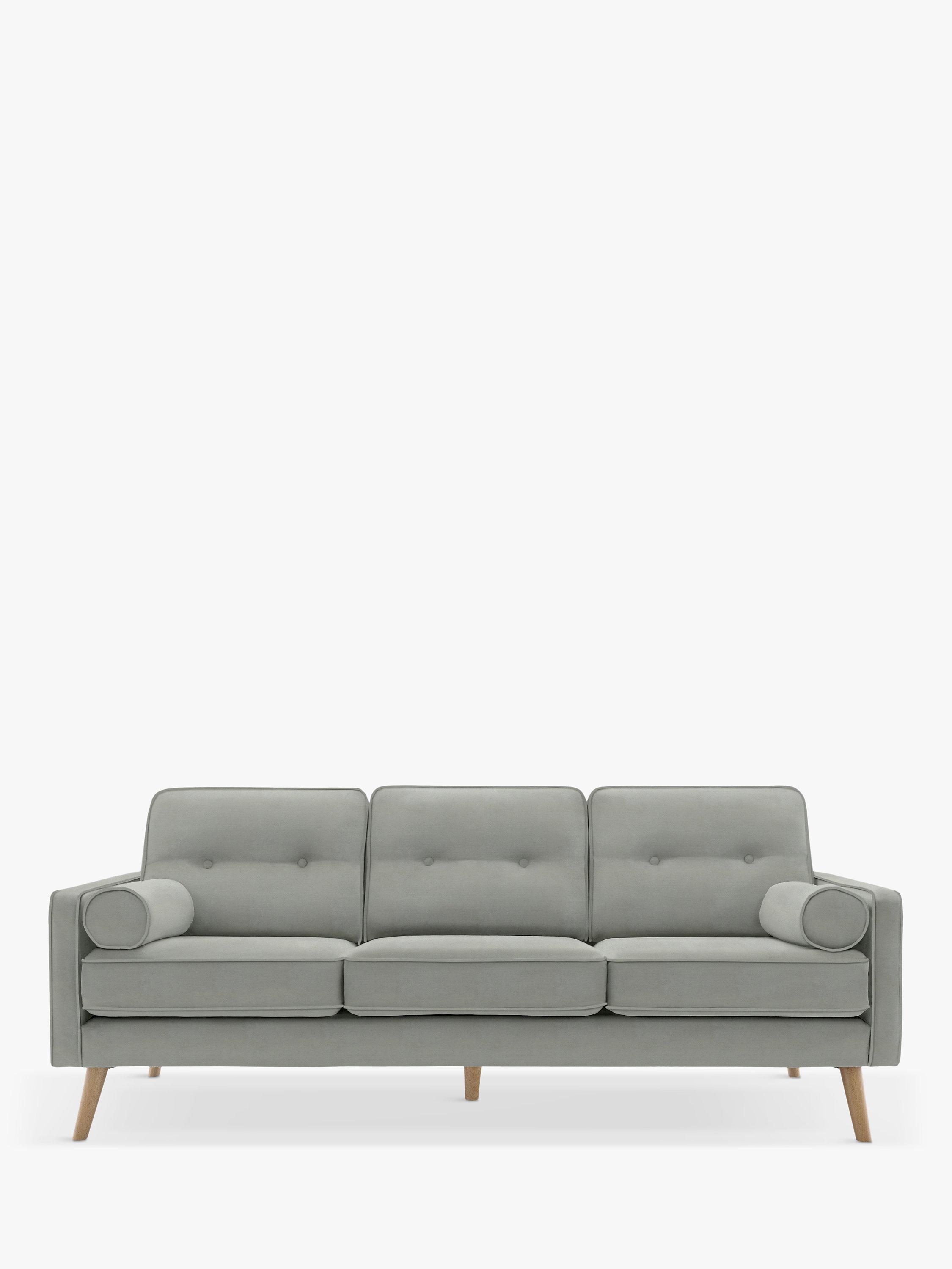 The Sixty Five Range, G Plan Vintage The Sixty Five Large 3 Seater Sofa, Plush Slate