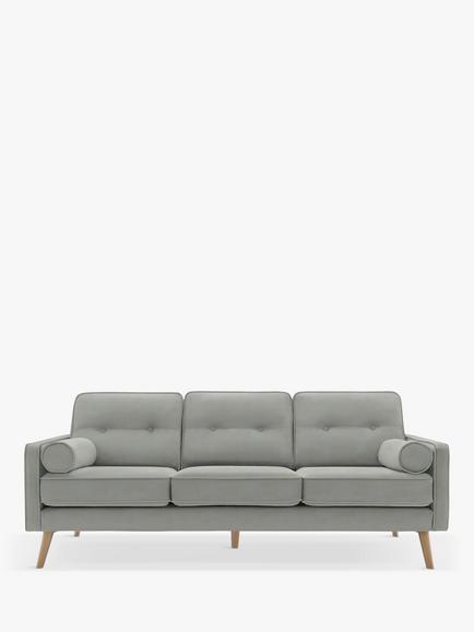G Plan Vintage The Sixty Five Large 3 Seater Sofa, Easy Clean Plush Slate