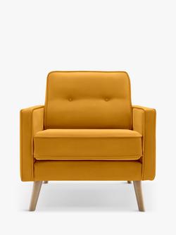 G Plan Vintage The Sixty Five Armchair, Easy Clean Plush Turmeric