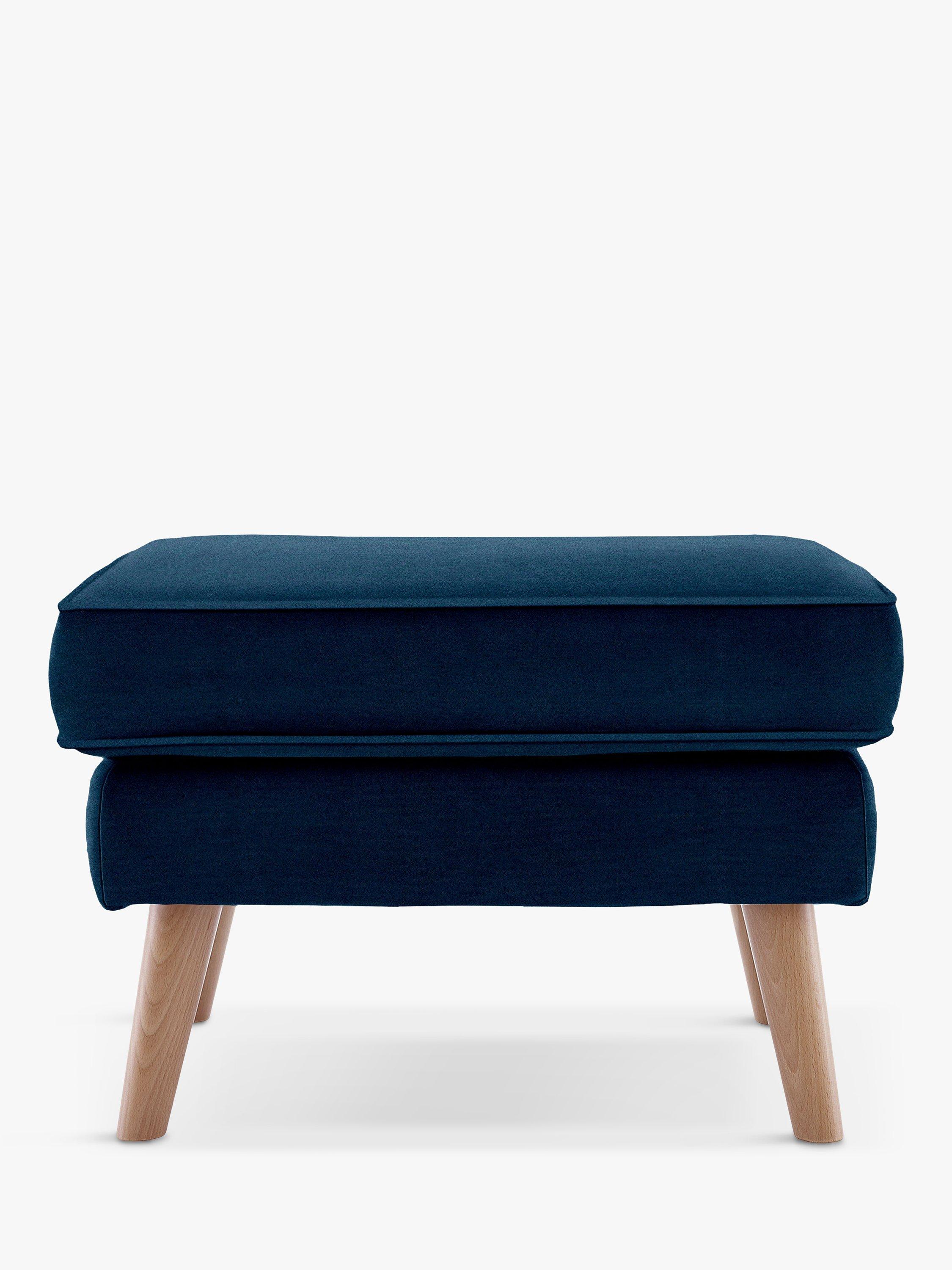 The Sixty Five Range, G Plan Vintage The Sixty Five Footstool, Plush Indigo