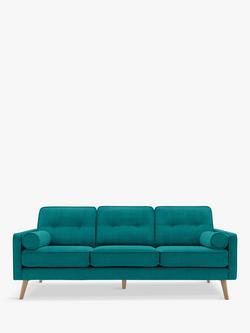 G Plan Vintage The Sixty Five Large 3 Seater Sofa, Plush Mallard