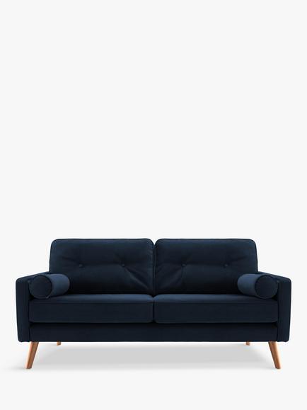 G Plan Vintage The Sixty Five Medium 2 Seater Sofa, Easy Clean Plush Indigo