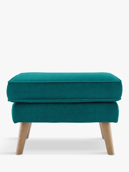 G Plan Vintage The Sixty Five Footstool, Easy Clean Plush Mallard