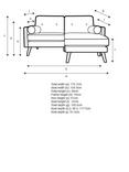 G Plan Vintage The Sixty Five LHF Medium 2 Seater Chaise End Sofa, Plush Indigo
