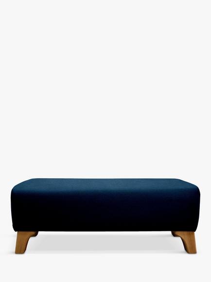 G Plan Vintage The Sixty Eight Footstool, Easy Clean Plush Indigo