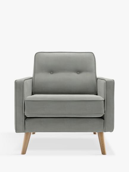 G Plan Vintage The Sixty Five Armchair, Easy Clean Plush Slate