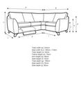 G Plan Vintage The Sixty Eight RHF Corner Unit with Lefthand Footrest Mechanism