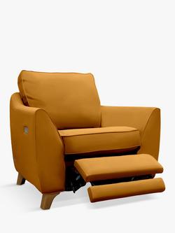 G Plan Vintage The Sixty Eight Armchair with Footrest Mechanism, Plush Turmeric