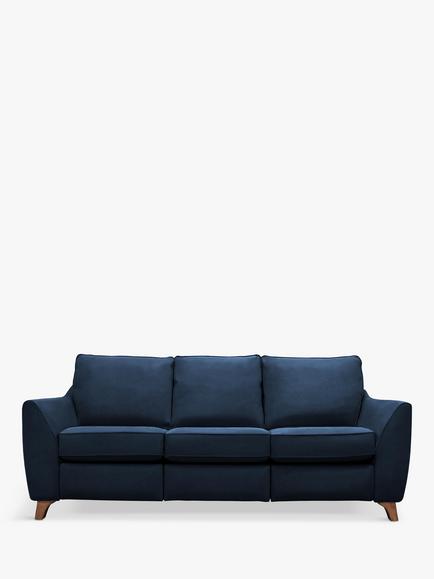 G Plan Vintage The Sixty Eight Large 3 Seater Sofa, Easy Clean Plush Indigo