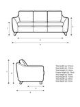 G Plan Vintage The Sixty Eight Large 3 Seater Sofa, Plush Indigo