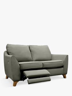 G Plan Vintage The Sixty Eight LHF Small 2 Seater Sofa with Single Footrest Mechanism, Plush Slate