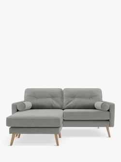 G Plan Vintage The Sixty Five LHF Medium 2 Seater Chaise End Sofa, Plush Slate