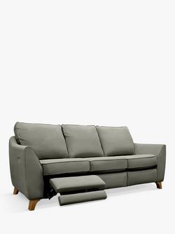 G Plan Vintage The Sixty Eight LHF Large 3 Seater Sofa with Footrest Mechanism, Plush Slate