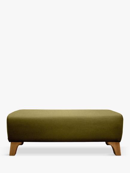 G Plan Vintage The Sixty Eight Footstool, Easy Clean Plush Moss