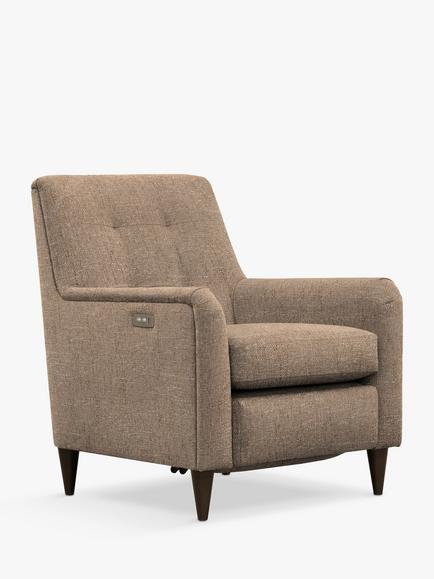 Parker Knoll Mid-Century Motion Armchair, Dark Leg, Country Oatmeal