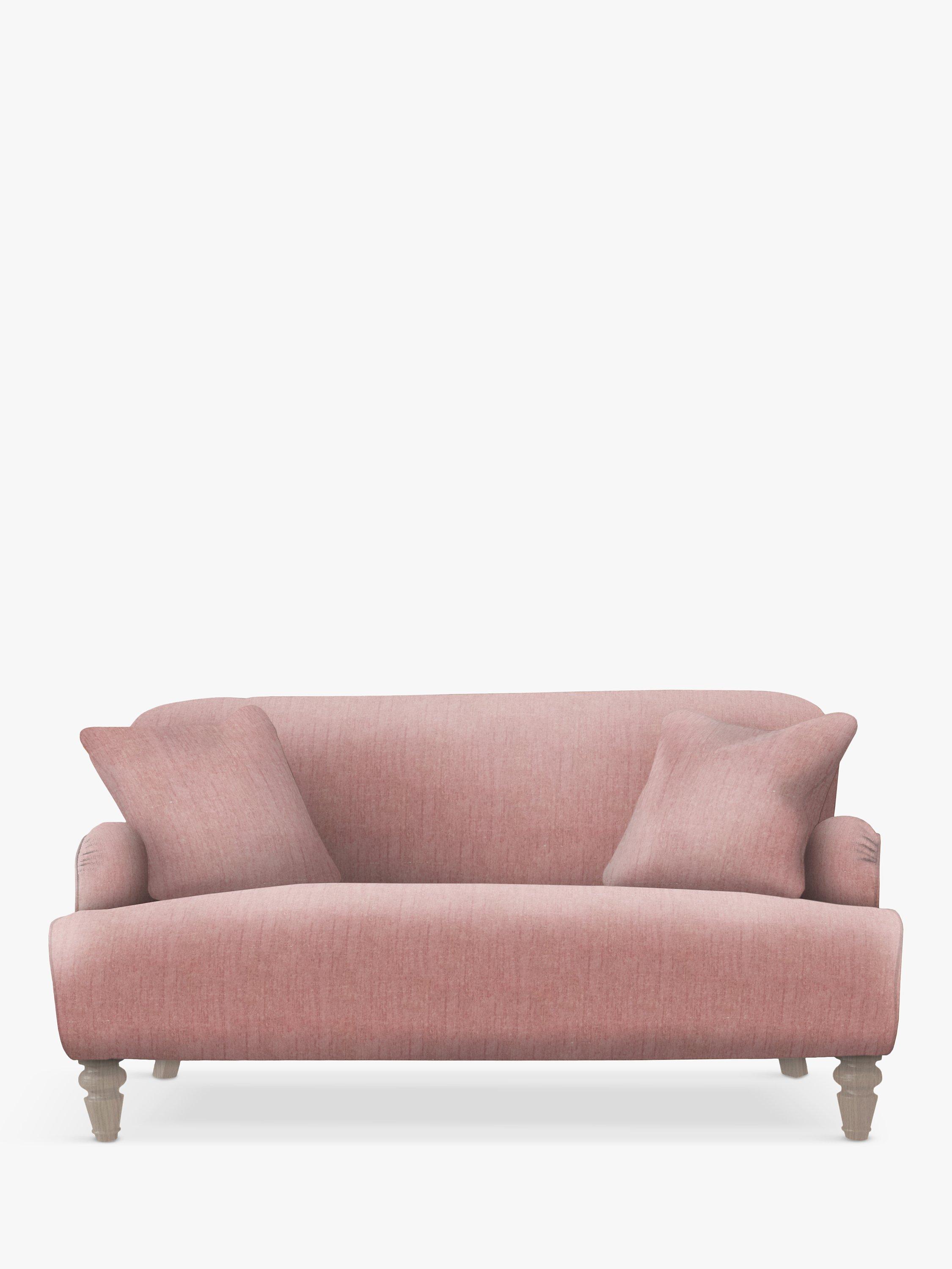Lewis Range, Tetrad Cosy Club Lewis Petite 2 Seater Sofa, Light Leg, Odyssey Blush