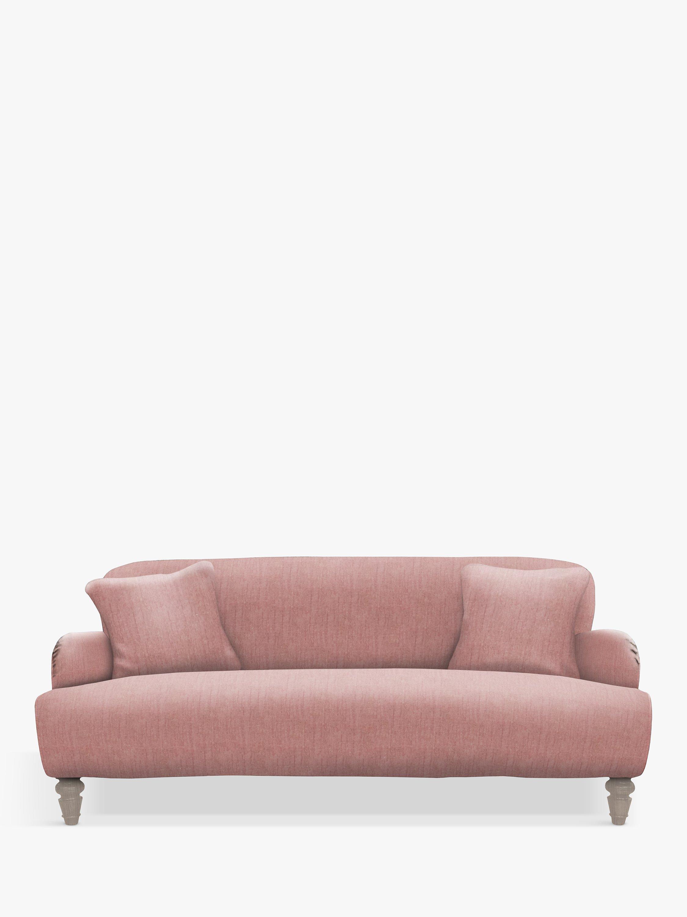 Lewis Range, Tetrad Cosy Club Lewis Large 3 Seater Sofa, Light Leg, Odyssey Blush