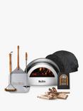 DeliVita Pizza Lover’s Collection Wood-Fired Portable Outdoor Oven, Cover, Utensils & Starter Set, Very Black