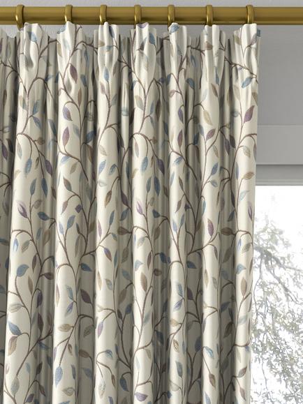Voyage Cervino Made to Measure Curtains or Roman Blind, Bluebell - view 2, Bluebell