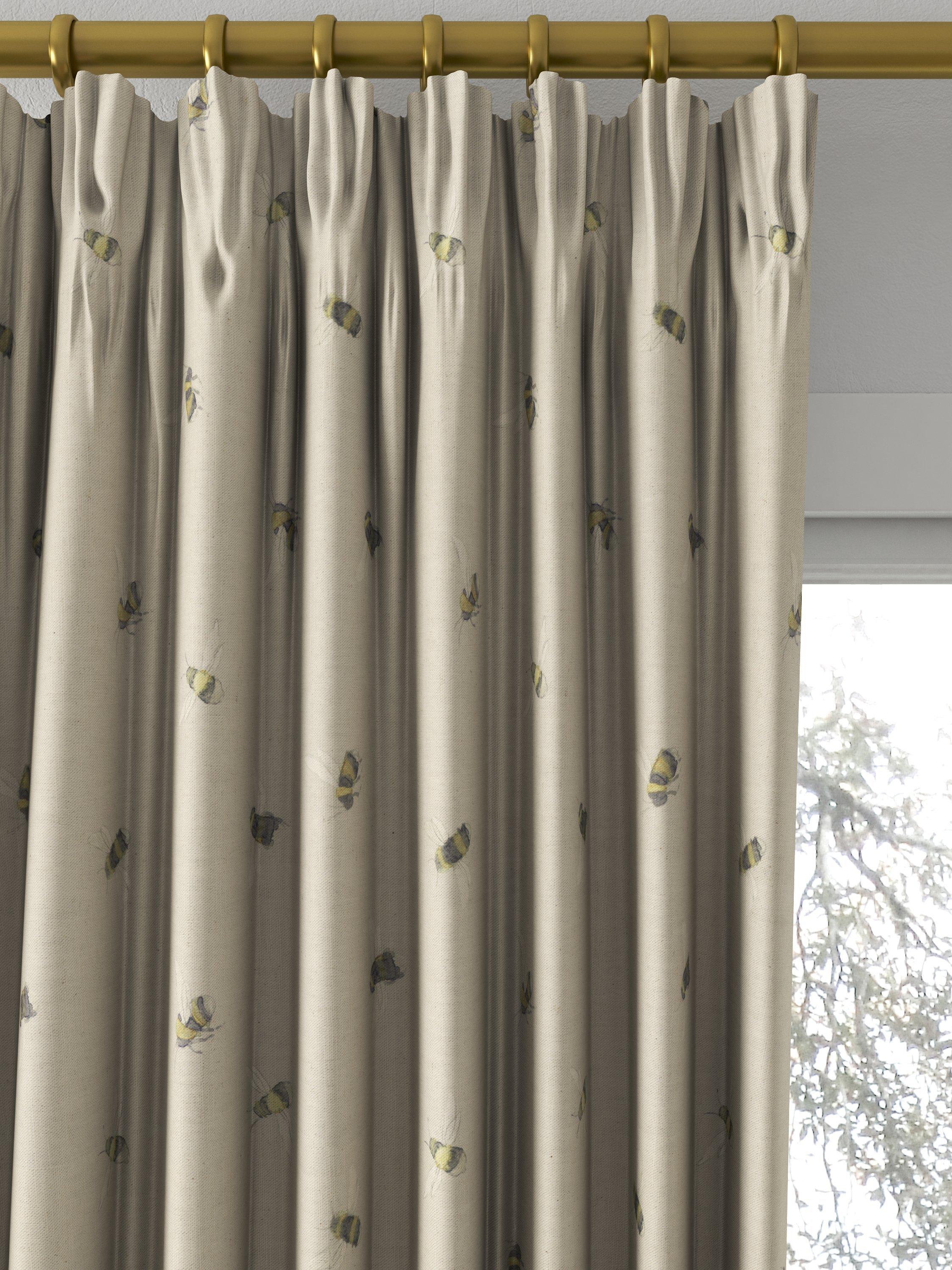 Voyage Busy Bees Made to Measure Curtains, Linen