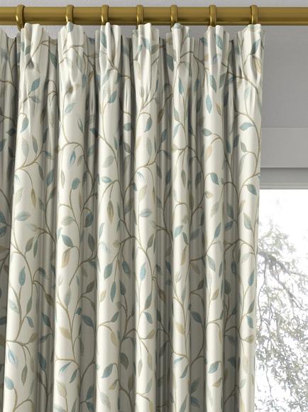 Voyage Cervino Made to Measure Curtains or Roman Blind, Duck Egg - view 2, Duck Egg