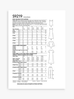 Simplicity Misses' Sleepwear, S9219, A - view 2, 