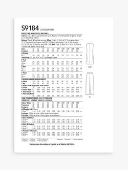 Simplicity Vest and Pull on Trousers Sewing Pattern, S9184 - view 2, Multi