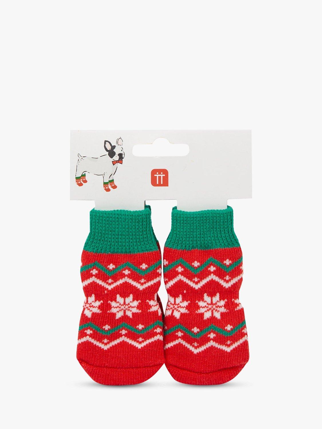 Talking Tables Botanical Christmas Pooch Socks