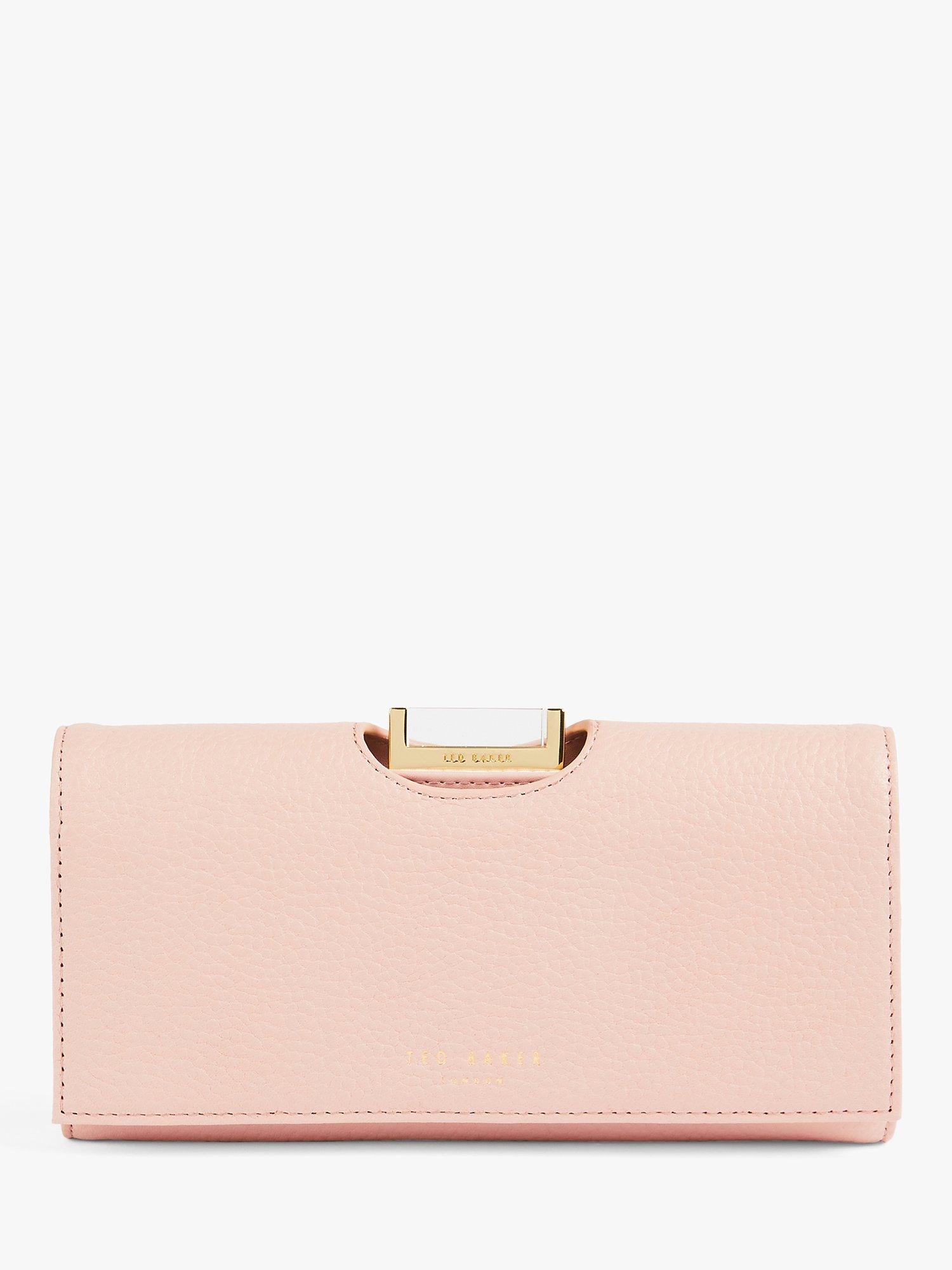 Ted Baker Bita Large Bobble Leather Purse, Light Pink
