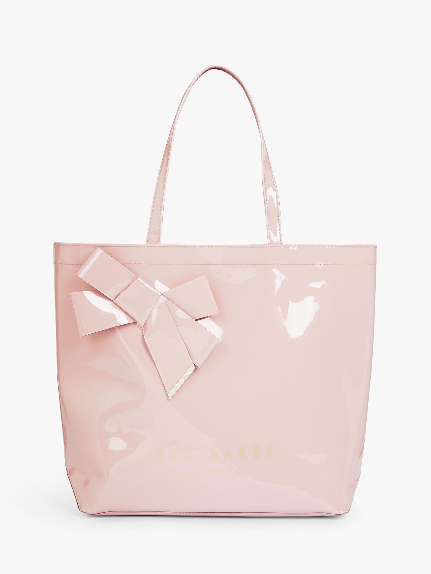 Ted Baker Nicon Knot Bow Large Icon Shopper Bag, Light Pink